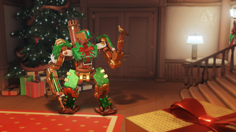 Illustration for article titled Overwatch Winter Update Brings Festive, Furry Skins, But Little Else